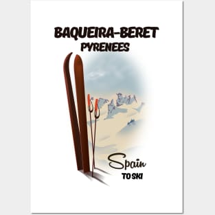 Baqueira-Beret Pyrenees Spain ski Posters and Art